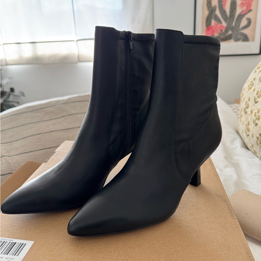 NEW NEVER WORN Madewell Justine leather ankle boot